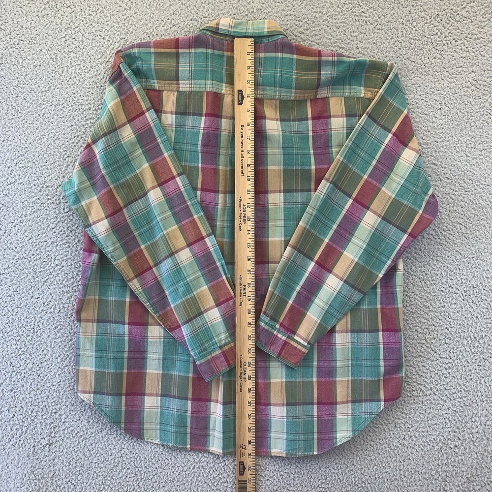 DOCKERS Men's Long Sleeve Plaid Button Down Shirt Size XL - Picture 15 of 16